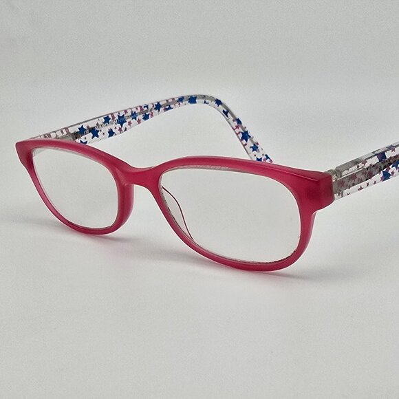 Marchon NYC Junior M-Estella 601 Pink Kids Eyeglasses Frame w/ Flexhinge 46mm - Picture 1 of 13